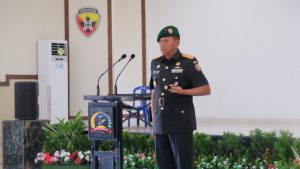 Danrem 162/Wira Bhakti, pimpin Acara Tradisi Laporan Korps dan Sertijab Pejabat Utama Korem 162/Wira Bhakti