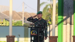 Upacara Bendera Awal Bulan, Korem 162/Wira Bhakti Teguhkan Profesionalisme Prajurit