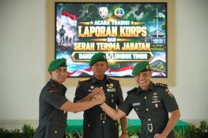 Danrem 162/Wira Bhakti Pimpin Tradisi Laporan Korps dan Sertijab Dandim 1615/Lombok Timur