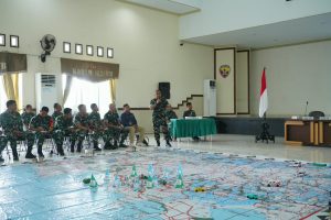 Korem 162/Wira Bhakti Matangkan Kesiapan Pengamanan dan Evakuasi MotoGP 2026 Melalui Tactical Floor Game